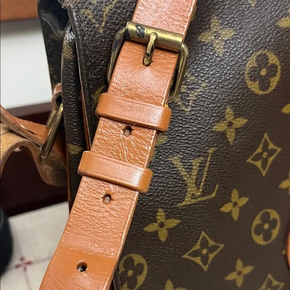 Louis Vuitton crossbody Cartouchière   1989 beautiful condition painted vachetta - Picture 8 of 16